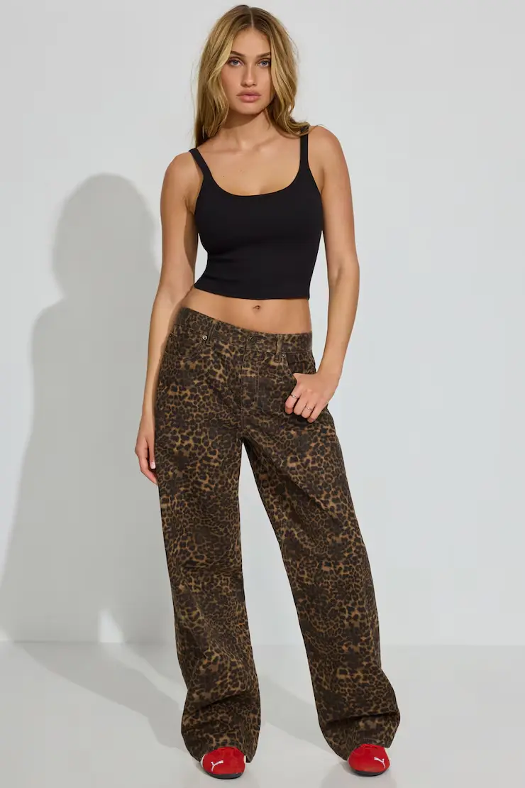 Low Rise Baggy Pants